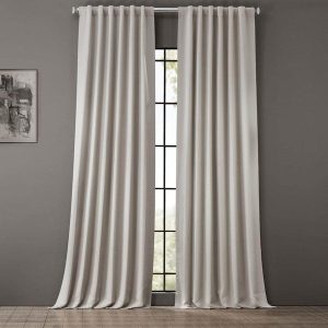 Alabaster Beige Room Darkening Curtain