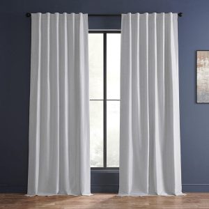 Ice Vintage Textured Faux Dupioni Silk Curtain