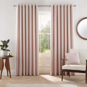 Helena Springfield Eden Lined Curtains in Blush