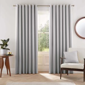 Helena Springfield Eden Lined Curtains in Silver