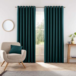 Helena Springfield Eden Lined Curtains in Teal